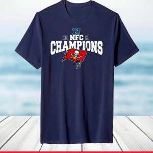 Tampa Bay Buccaneers 2021 NFC Champions Football Team T-Shirt