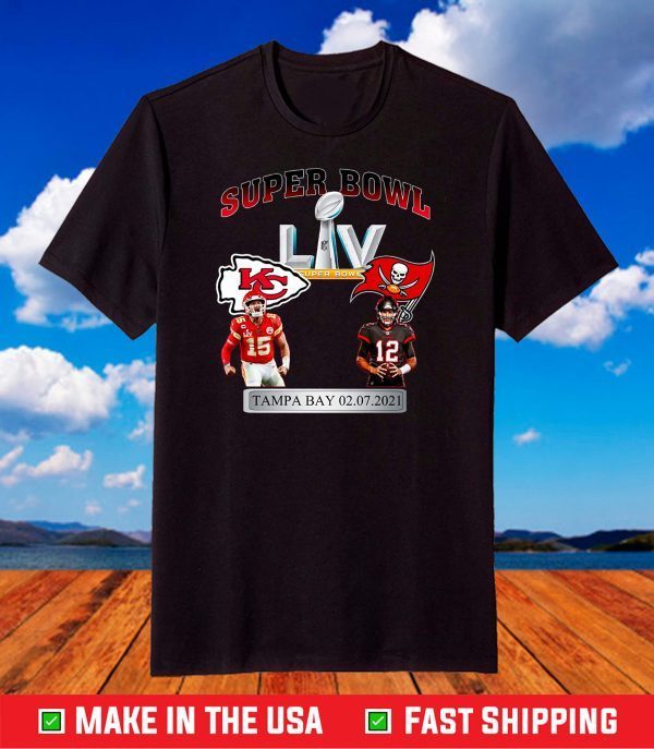 Tampa Bay Buccaneers Vs Kansas City Chiefs Super Bowl 2021 T-Shirt