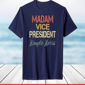 Vintage Madam Vice President Kamala Harris Joe Biden T-Shirt