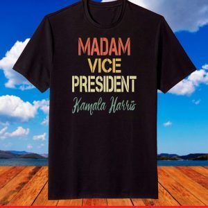 Vintage Madam Vice President Kamala Harris Joe Biden T-Shirt