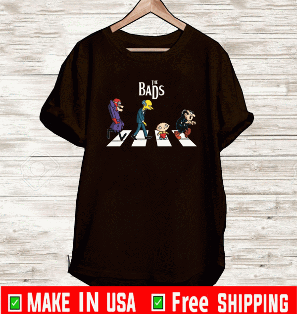 THE BADS - TV Cartoon Mashup T-Shirt