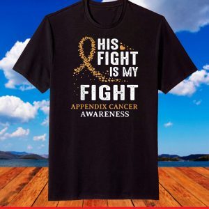 Appendix Cancer Awareness Survivor Ribbon T-Shirts