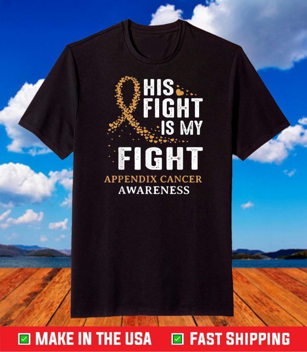 Appendix Cancer Awareness Survivor Ribbon T-Shirts