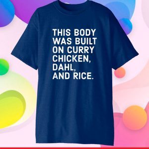 Curry chicken, Dahl, and rice - Funny Trini Foodie design Classic T-Shirt