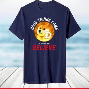 Dogecoin Design Doge Coin To The Moon Cryptocurrency T-Shirt