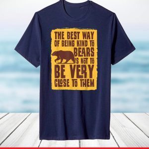 FUNNY WILDLIFE Shirt Bear Wildlife Conservation Zoo Crew T-Shirt