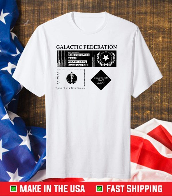 Galactic Federation Space Agent Funny Vintage Dope Classic T-Shirt