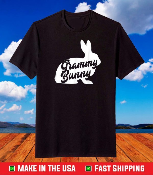 Grammy Bunny Happy Easter 2021 Easter Day Grammy Apparel T-Shirt