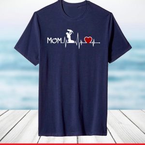 Heartbeat Mother Daughter 2021 Heartbeat Son Mom Baby Heart T-Shirt