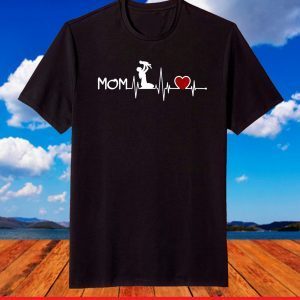 Heartbeat Mother Daughter 2021 Heartbeat Son Mom Baby Heart T-Shirt