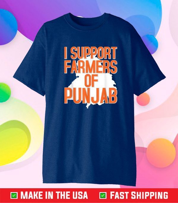 I Support Farmers of Punjab India Kisan Rally Classic T-Shirt