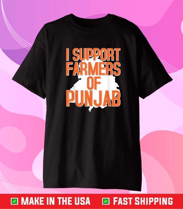 I Support Farmers of Punjab India Kisan Rally Classic T-Shirt