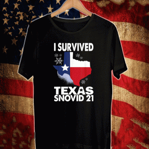 I Survived Texas Snow Storm Blizzard Snovid 21 T-Shirt