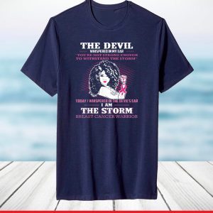 I am the storm Breast cancer warrior T-Shirt