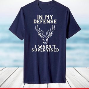 In My Defense I Wasn't Supervised Taxidermy Jackalope T-Shirt