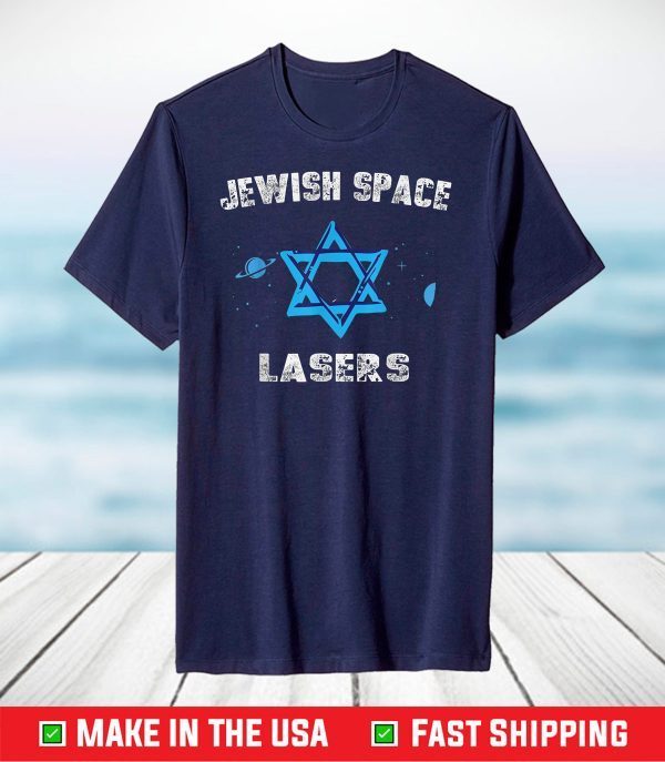 Jewish Space Laser Vintage Style T-Shirt