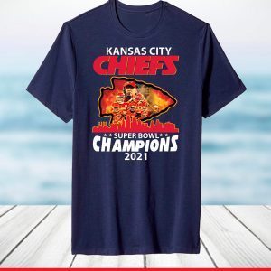 Kansas City Champions, Super Bowl Champions, The Chiefs Win Super Bowl 2021 T-Shirt