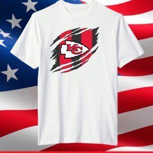 Kansas City Chiefs Torn NFL,Chiefs Football Team T-Shirt