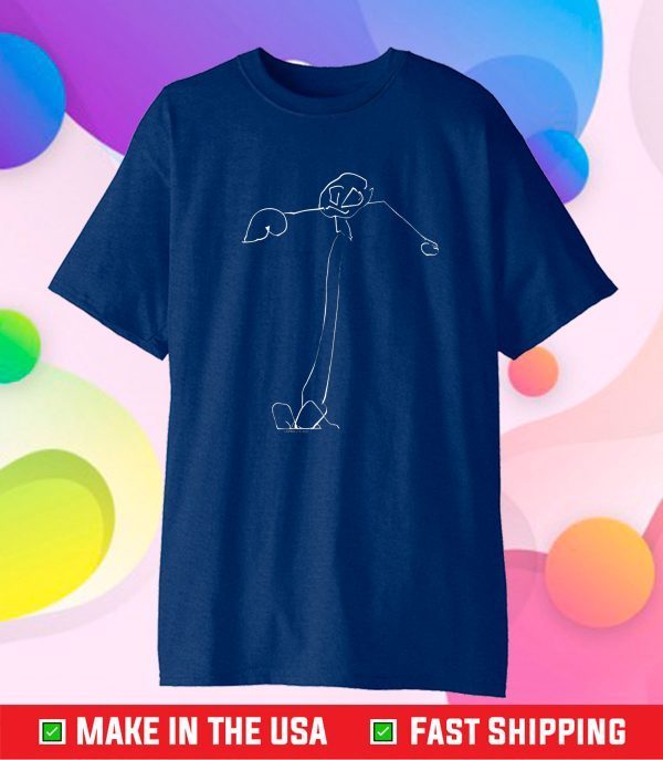 Kids Artwork Stick Man Fun Unisex T-Shirts