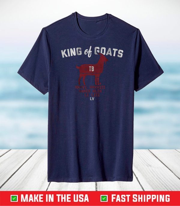 King of GOATs - Tampa Bay Football Champions T-Shirt