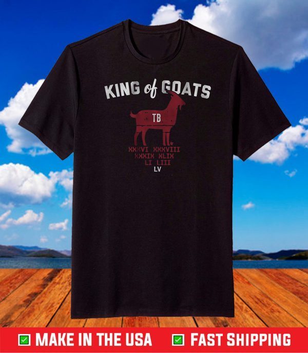 King of GOATs - Tampa Bay Football Champions T-Shirt