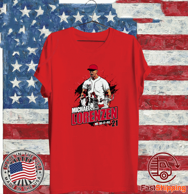 MICHAEL LORENZEN MLBPA SHIRT - MR DO IT ALL 21 T-SHIRT