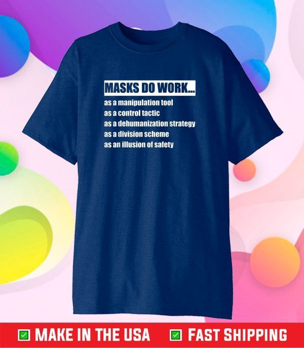 Masks do work as a manipulation tool as a control tactic Unisex T-Shirt