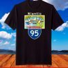 Niantic Connecticut I-95 Large Letter Postcard T-Shirt