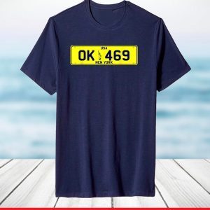 Novelty New York number plate T-Shirt