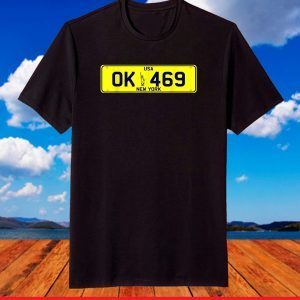 Novelty New York number plate T-Shirt