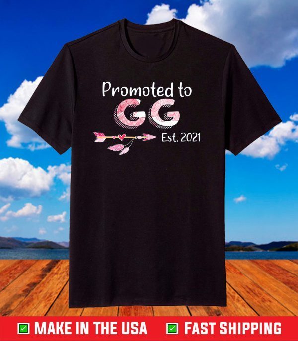 Promoted To Gg Est 2021 Tee Cute Mother's Day T-Shirt