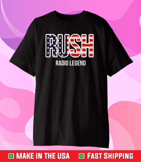 RUSH RADIO LEGEND Life Celebration Conservative Opinions Classic T-Shirt