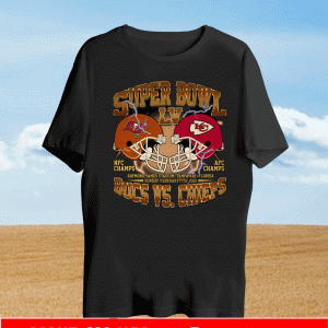 Super Bowl Tampa Bay Buccaneers vs Kansas City Chiefs Championship NFL Logo T-Shirt