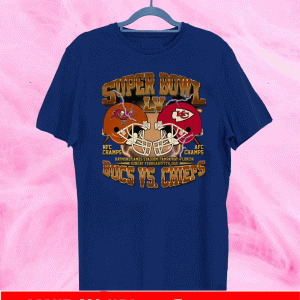 Super Bowl Tampa Bay Buccaneers vs Kansas City Chiefs Championship NFL Logo T-Shirt