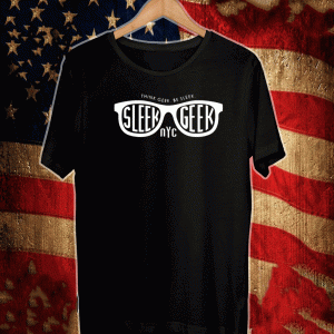 Think Geek Be Sleek SleekGeek NYC Logo T-Shirt