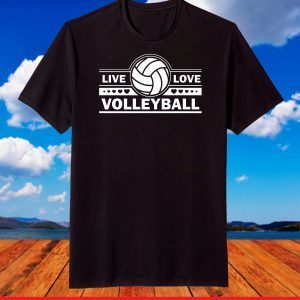 Volleyball Cool Live Love Volleyball Premium T-Shirt