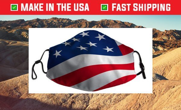 AMERICAN US FLAG Filter Face Mask