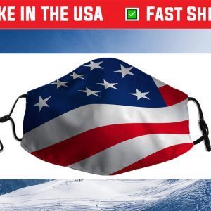 AMERICAN US FLAG Filter Face Mask