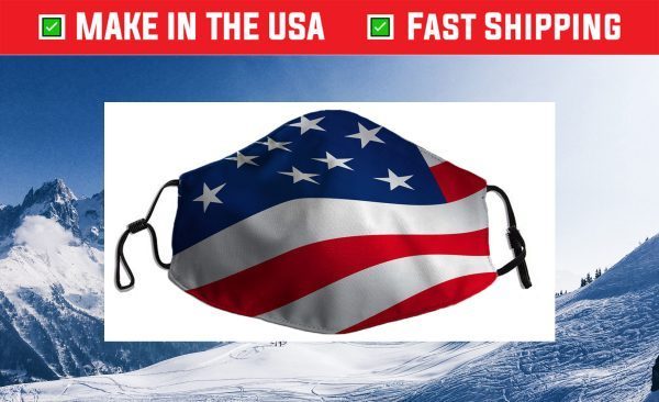 AMERICAN US FLAG Filter Face Mask
