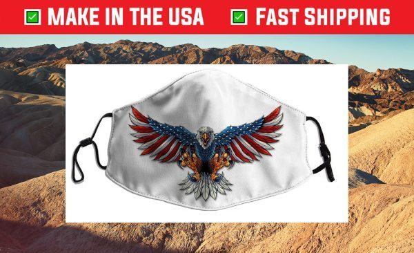 American Flag Eagle Filter Face Mask