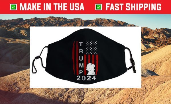 American Flag Trump 2024 Cloth Face Mask