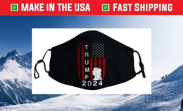 American Flag Trump 2024 Cloth Face Mask