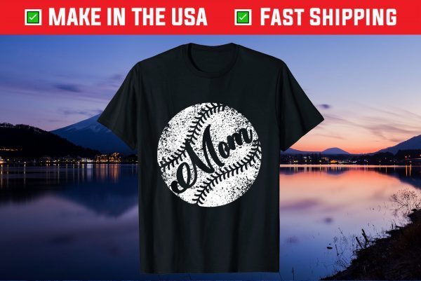 Baseball Tee For Mom Mother's Day Baseball 2021 Unisex T-Shirts