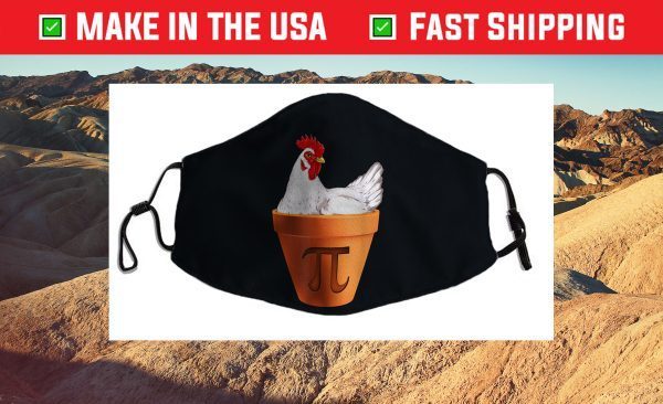 Chicken Pot PI Day Cloth Face Mask