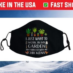 Chicken lover funny gardening Cloth Face Mask