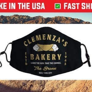 Clemenza's Bakery Leave The G-u-n Take The Can-noli Cloth Face Mask