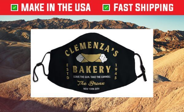 Clemenza's Bakery Leave The G-u-n Take The Can-noli Cloth Face Mask