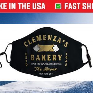 Clemenza's Bakery Leave The G-u-n Take The Can-noli Cloth Face Mask