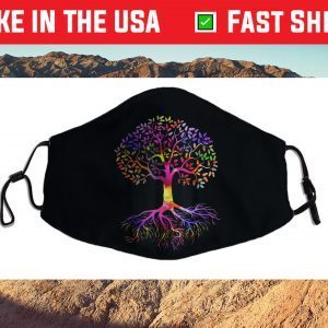 Colorful Tree Of Life, Gifts Birthday Cloth Face Mask