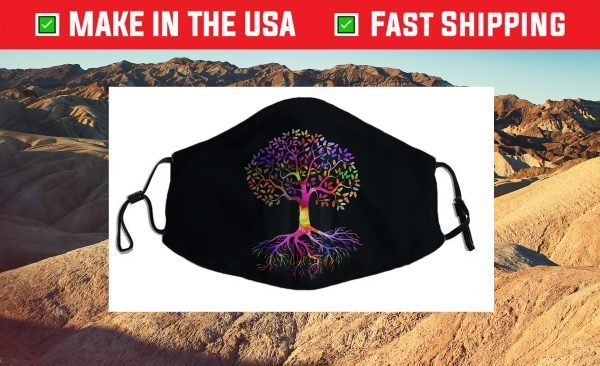 Colorful Tree Of Life, Gifts Birthday Cloth Face Mask